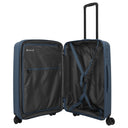Travelite Air Stripe - 4 - Rollen - Trolley 66 cm erw. (navy) - Markenkoffer