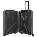 Travelite Air Stripe - 4 - Rollen - Trolley 77 cm (green) - Markenkoffer