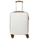 Travelite Bali - 4-Rollen-Kabinentrolley S 55 cm (weiß/cognac)