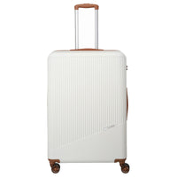 Travelite Bali - 4-Rollen Trolley Set 3tlg. (weiß/cognac) - Ansicht 2