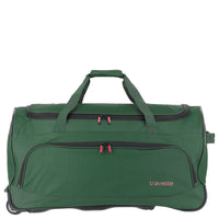 Travelite Basics Fresh - Rollenreisetasche 89L 71 cm (dunkelgrün) - Markenkoffer