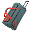 Travelite Basics Fresh - Rollenreisetasche 89L 71 cm (grün/orange) - Markenkoffer