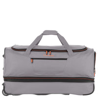 Travelite Basics - Rollenreisetasche 98/119L 70 cm erw. (grau/orange) - Markenkoffer