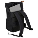 Travelite Basics Short Handle - Rolltop Rucksack 46 cm erw. (black) - Markenkoffer