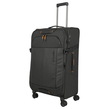 Travelite Briize - 4 - Rollen - Trolley L 78 cm erw. (schwarz) - Markenkoffer