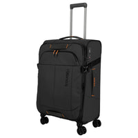 Travelite Briize - 4-Rollen-Trolley M 67 cm erw. (schwarz) - Ansicht 2