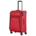 Travelite Chios - 4-Rollen-Trolley M 67 cm erw. (rot) - Ansicht 2