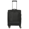 Travelite Crosslite - 4-Rollen-Kabinentrolley S 55 cm erw. (schwarz)