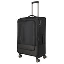 Travelite Crosslite - 4 - Rollen - Trolley L 77 cm erw. (black) - Markenkoffer