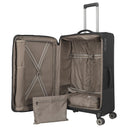 Travelite Crosslite - 4-Rollen-Trolley L 77 cm erw. (black) - Ansicht 7