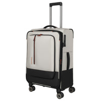 Travelite Crosslite - 4-Rollen-Trolley M 66 cm erw. (natur) - Ansicht 2