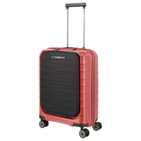 Travelite Mooby - 4-Rollen-Kabinentrolley mit Vortasche S 55 cm (rot) - Ansicht 2