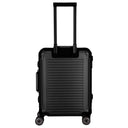 Travelite Next - 4-Rollen-Kabinentrolley mit Vortasche S 55 cm (black) - Ansicht 4