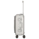 Travelite Next - 4-Rollen-Kabinentrolley mit Vortasche S 55 cm (silber) - Ansicht 3