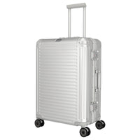 Travelite Next - 4 - Rollen - Trolley M 67 cm (silber) - Markenkoffer