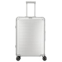 Travelite Next - 4 - Rollen - Trolley M 67 cm (silber) - Markenkoffer