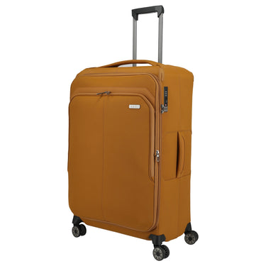 Travelite Priima - 4 - Rollen - Trolley L 79 cm erw. (curry) - Markenkoffer