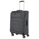 Travelite Skaii - 4 - Rollen - Trolley M 67 cm erw. (gipfelgrau) - Markenkoffer