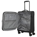 Travelite Umbria - 4-Rollen-Kabinentrolley S 55 cm erw. (black) - Ansicht 7