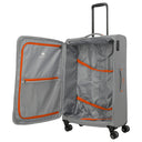 Travelite Umbria - 4 - Rollen - Trolley L 77 cm erw. (smoky grey) - Markenkoffer