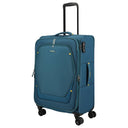 Travelite Umbria - 4 - Rollen - Trolley M 67 cm erw. (petrol) - Markenkoffer