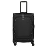 Travelite Umbria - 4 - Rollen - Trolley M 67 cm erw. (schwarz) - Markenkoffer