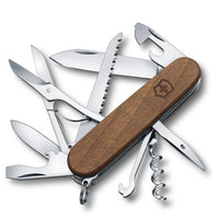 Victorinox Schweizer Taschenmesser "Huntsman Wood " 9.1 cm (Nussbaumholz)