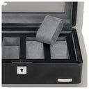 Windrose Tempora - Uhrenkoffer (für 4 Uhren) 26.5 cm (schwarz) - Ansicht 6