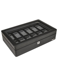 Windrose Tempura - Uhrenkoffer (für 12 Uhren) 38 cm (schwarz) - Ansicht 3