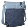 zwei Jana J12 - Schultertasche 33 cm (nubuk - blue) - Markenkoffer