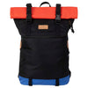 Doughnut Christopher Reborn 18 - Rolltop Backpack 15" 45 cm (black x grapefruit)