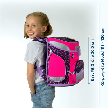 Scooli EasyFit Glow DIN - Schulranzen Set 5tlg. (Heartbeat) - Ansicht 10