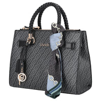 Liu Jo Manh S Satchel Monogramm - Umhängetasche 27 cm (nero) - Ansicht 2