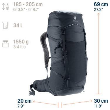 Deuter Futura 34 EL - Wanderrucksack 69 cm (black) - Ansicht 12