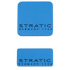 Stratic BUZZ - Set di piastrine logo di ricambio anteriore e posteriore (blue)