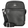 BOSS Zair Ns Zip - Umhängetasche Leder 21 cm (schwarz)