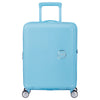 American Tourister Soundbox - Trolley da cabina a 4 ruote 55 cm erw. (blau)