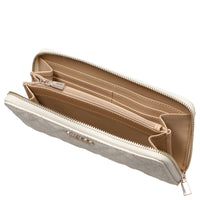 Guess Isemay SLG Large Zip - Portafoglio (Colore: off white)