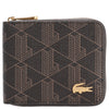 Lacoste The Blend Compact Zip Wallet - Wallet 3cc 11 cm (mono slate black shitake)