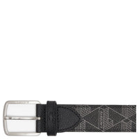 Lacoste The Blend Geschenkset - Kreditkartenetui und Gürtel (monogram noir gris, 90 cm) - Ansicht 3