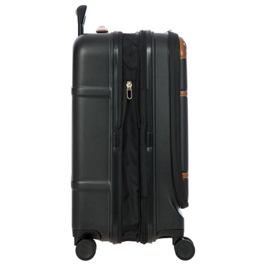 Brics Bellagio - 4-Rollen-Kabinentrolley mit Vortasche 55 cm erw. recycelt (black/tan) - Ansicht 5
