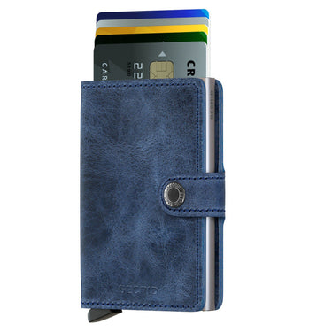 Secrid Vintage Miniwallet - Portafoglio RFID 6.5 cm (blu)