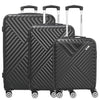 Paradise by CHECK.IN Kingston - Set di trolley a 4 ruote 3 pezzi (nero)