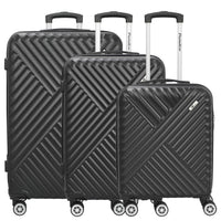 Paradise by CHECK.IN Kingston - Set di trolley a 4 ruote 3 pezzi (nero)
