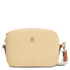 Tommy Hilfiger Popette - Borsa a tracolla 22,5 cm (rafia naturale)
