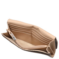 Guess Laurel II SLG Flap - Portafoglio 6cc 20 cm (logo bone)