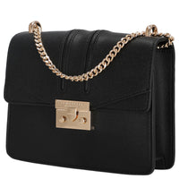 Seidenfelt Roros - Borsa a tracolla 21 cm (black/gold)