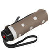 Knirps T.020 Small Manual - Ombrello da tasca Regenschirm (dot art taupe)