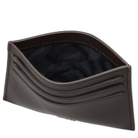 Lacoste FG - Portacarte di credito in pelle 6 cc 11 cm (coffee bean)