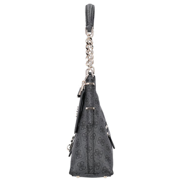 Guess Yvonne Logo Hobo - Schultertasche 32 cm (coal logo) - Ansicht 3